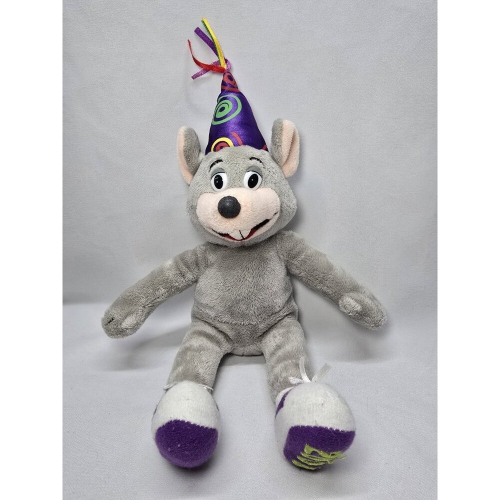 Chuck E Cheese Birthday Memories Plush Doll Stuffed Animal 2008- READ INFO